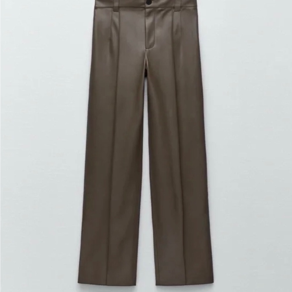 ZARA Faux Leather Pants *Blogger Favorite * - Picture 10 of 13